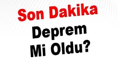 Bursa'da meydana gelen 3.5 büyüklüğündeki deprem sonrası son durum ve