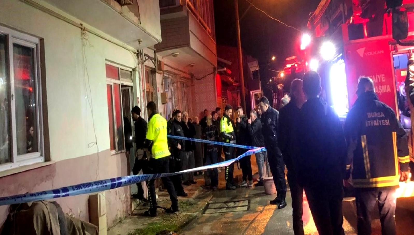 Bursa'da meydana gelen yangında 3 aylık bebek ve 4 yaşındaki