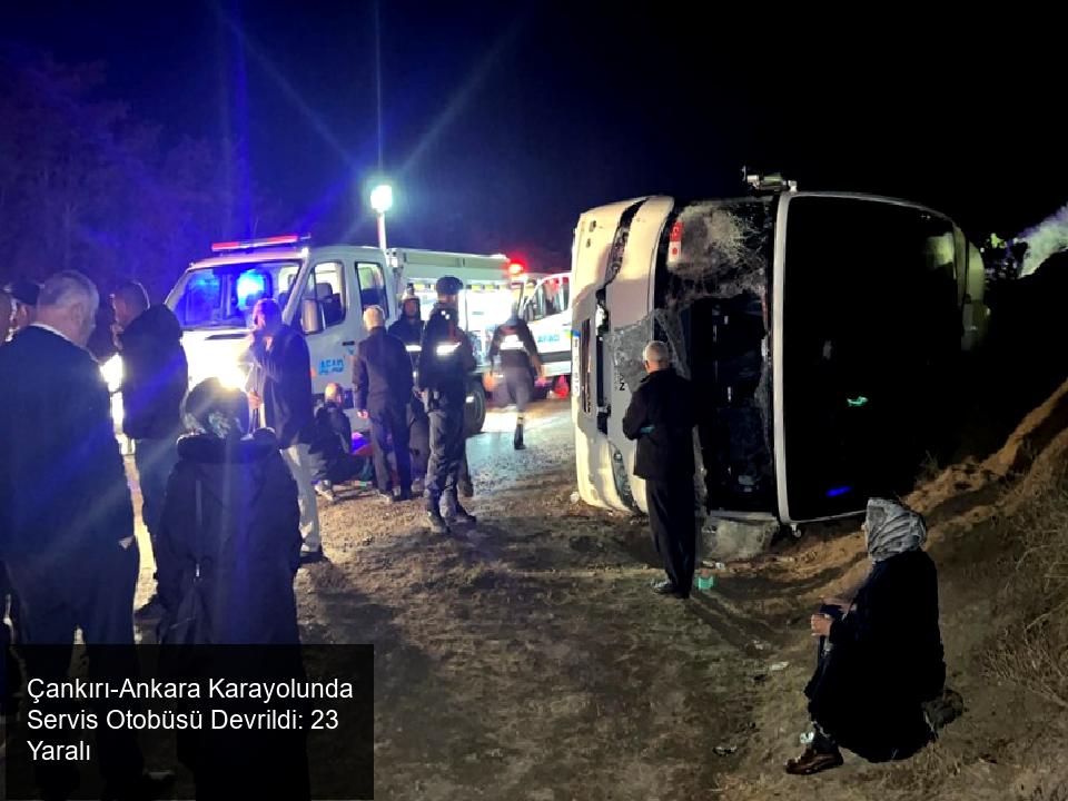 Çankırı-Ankara Karayolunda Faciadan Dönüldü