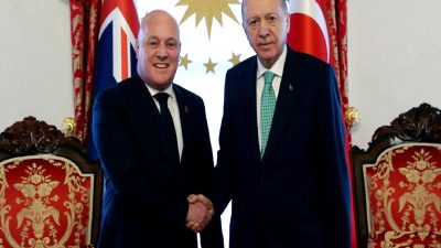 Cumhurbaşkanı Erdoğan ve Yeni Zelanda Başbakanı Luxon’un İstanbul Zirvesi’nde ikili