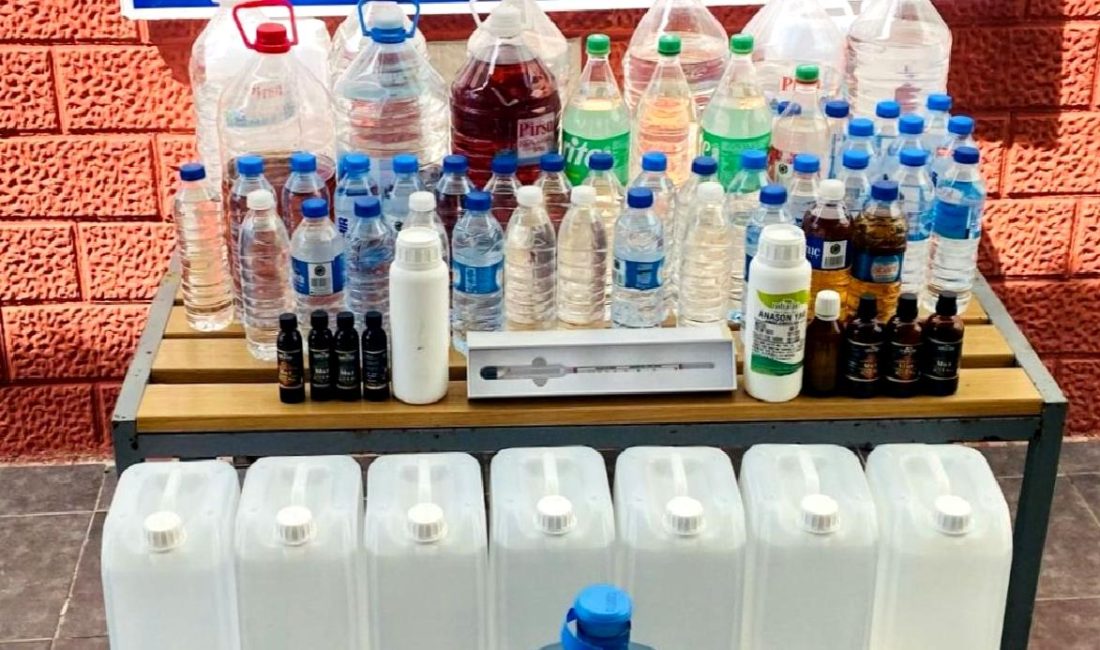 İl Jandarma Komutanlığı, yasa dışı alkol üretimine yönelik operasyonlarla önemli