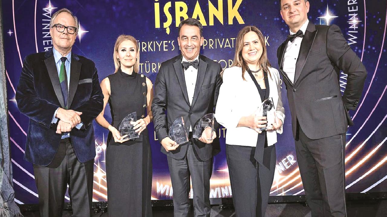 İş Bankası, Londra'da düzenlenen ödül töreninde 4 ödül kazanarak uluslararası