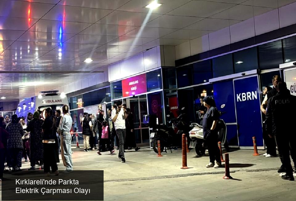 Kırklareli'nde Parkta Elektrik Çarpması Olayı