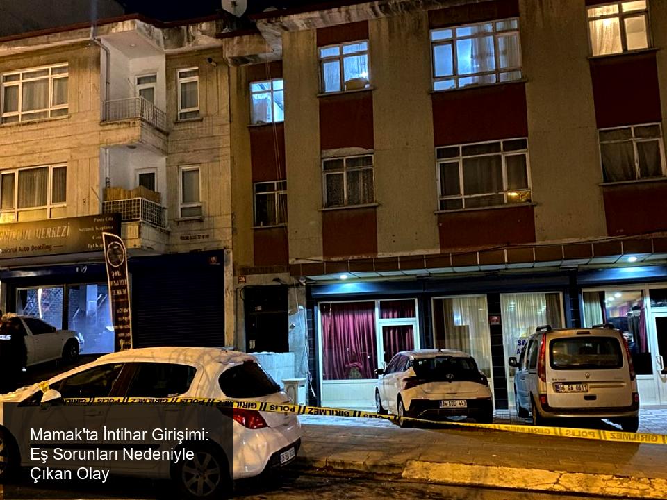 Mamak'ta İntihar Girişimi