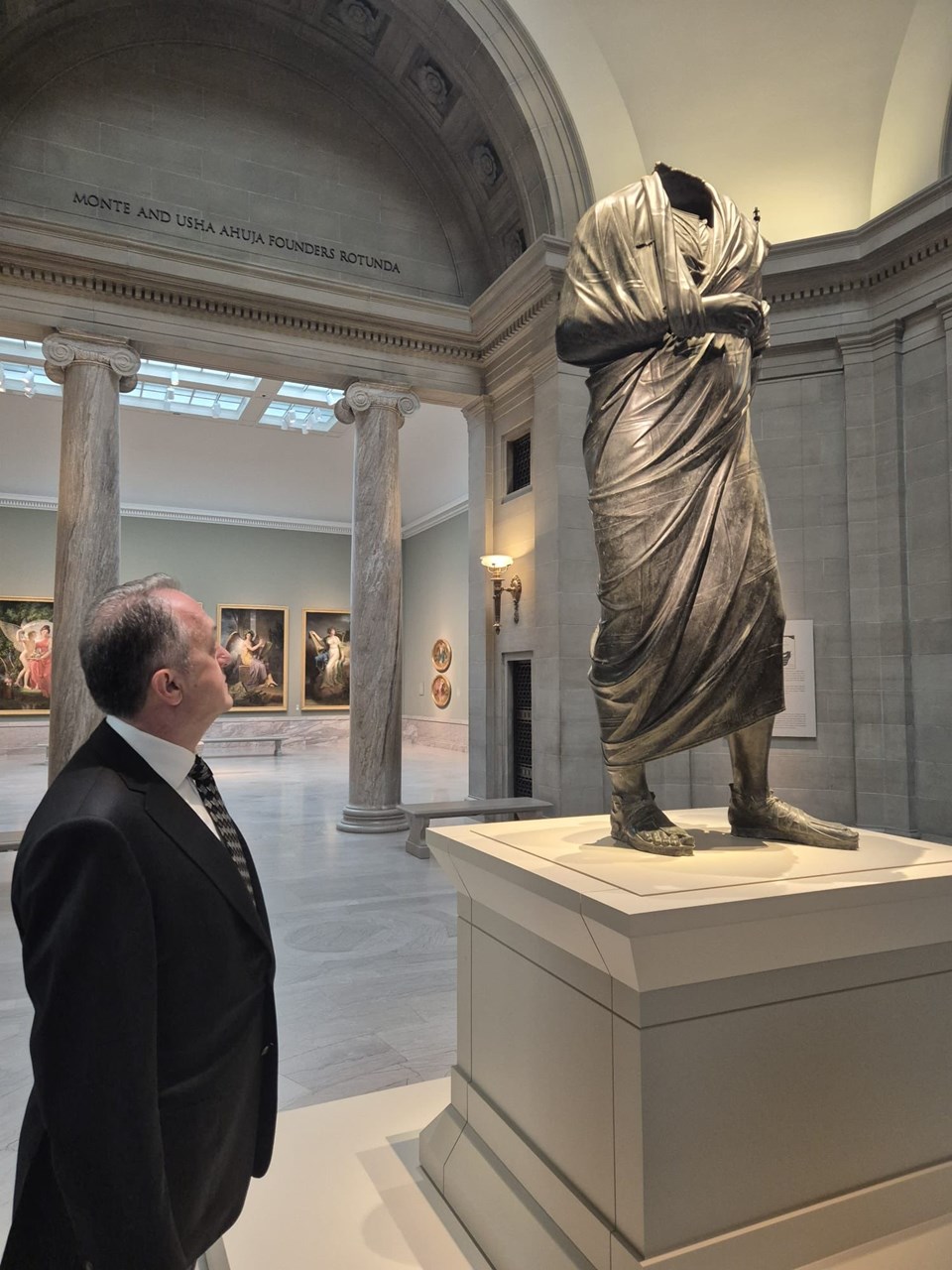 Marcus Aurelius Heykelinin Türkiye'ye İadesi Töreni