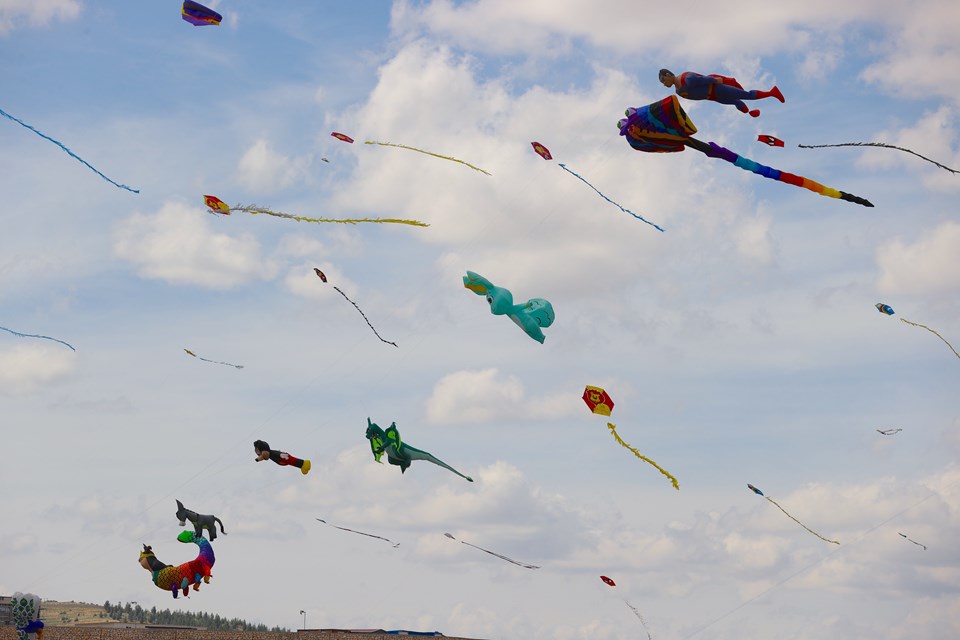 Mardinli Uçurtma Sanatçısı Zahit Mungan'ın Şenliği