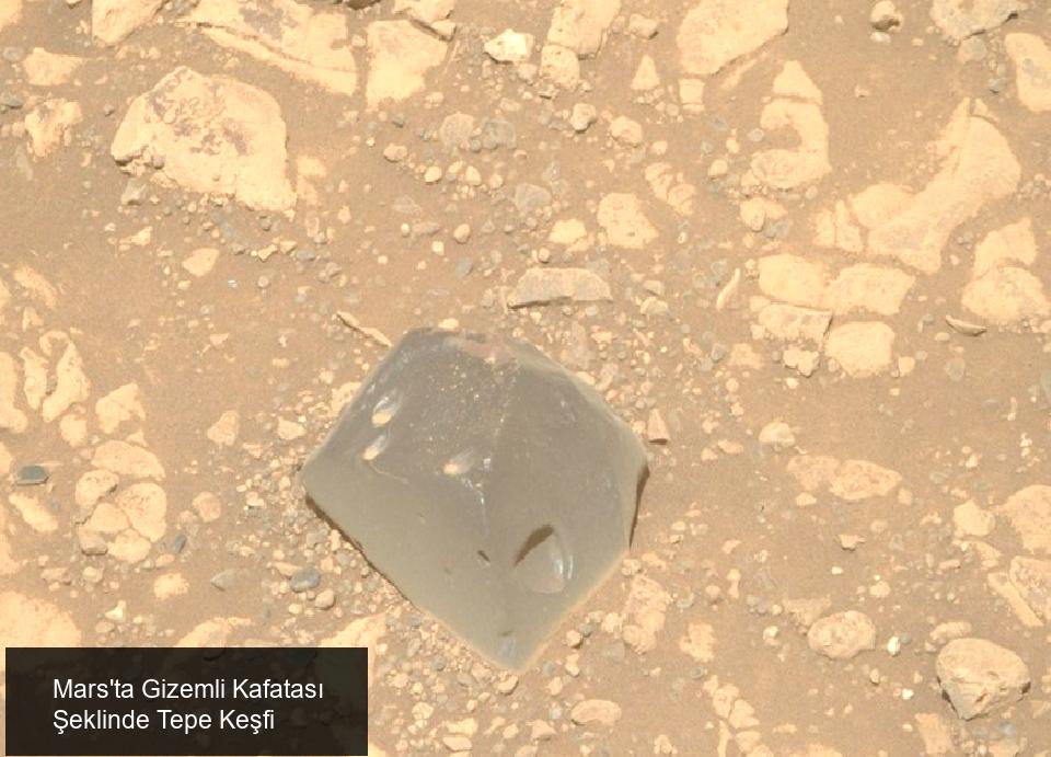 NASA'nın Mars Keşif Aracı Çarpıcı Bir Yapı Tespit Etti