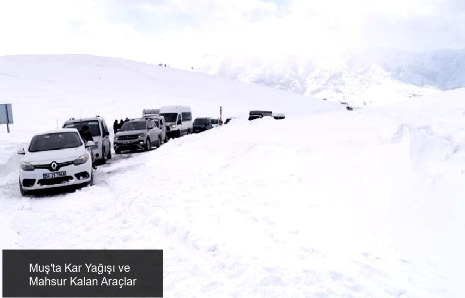 Muş'ta Kar Yağışı Etkisini Sürdürüyor
