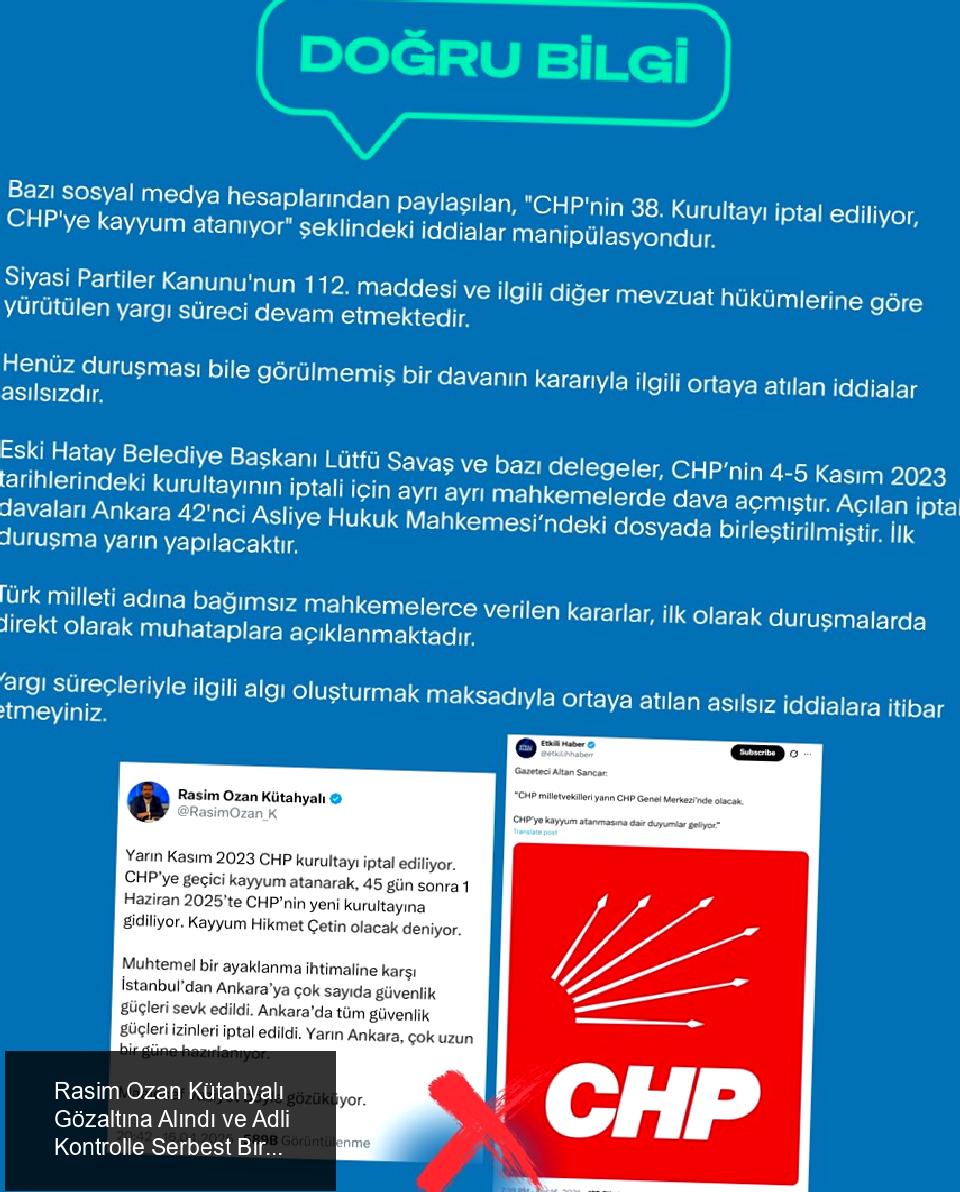 Rasim Ozan Kütahyalı Gözaltına Alındı