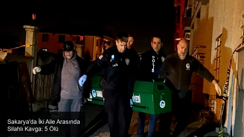 Sakarya'da Silahlı Kavga: İki Aile Arasında Kanlı Çatışma