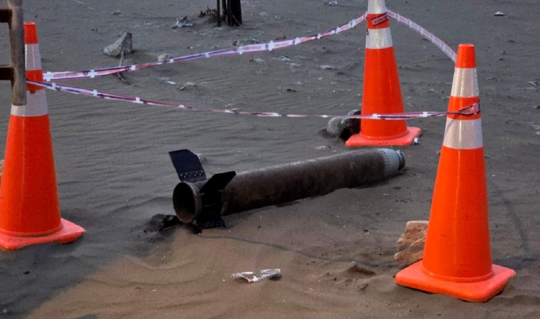 Samandağ'da yapılan rutin kontrollerde bir roket bulundu. Olayın detayları ve