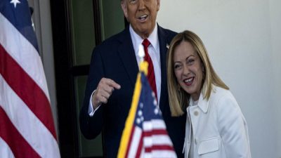 Trump ve Meloni, Beyaz Saray'da ticaret ve savunma konularında görüşerek