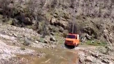 Tunceli Bor Köyünde olumsuz hava koşulları nedeniyle mahsur kalan vatandaşlar