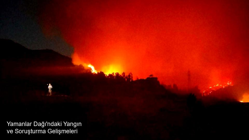 Yamanlar Dağı'ndaki Yangın Olayı