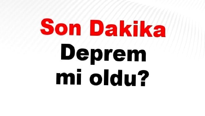 01 Mayıs 2025 güncel AFAD ve Kandilli deprem listesi, en