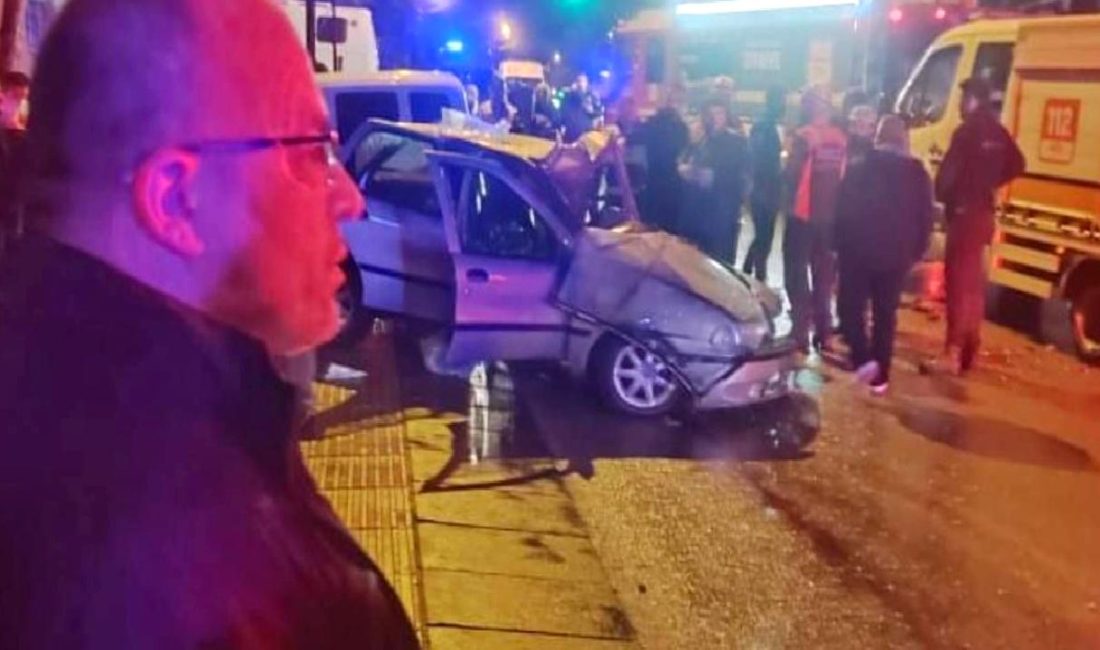 Ankara Keçiören'de trafik kazası: ters yönden gelen araçla çarpışma sonucu
