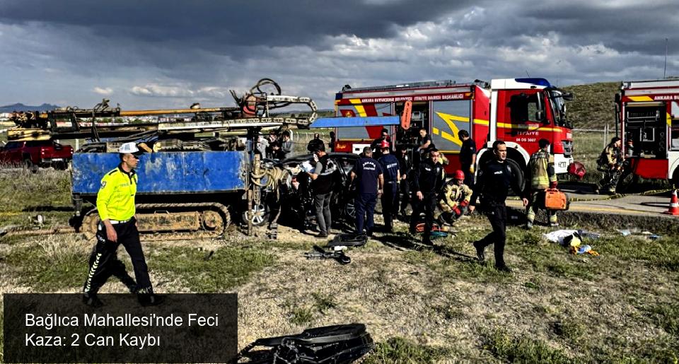 Bağlıca Mahallesi'nde Korkutucu Kaza