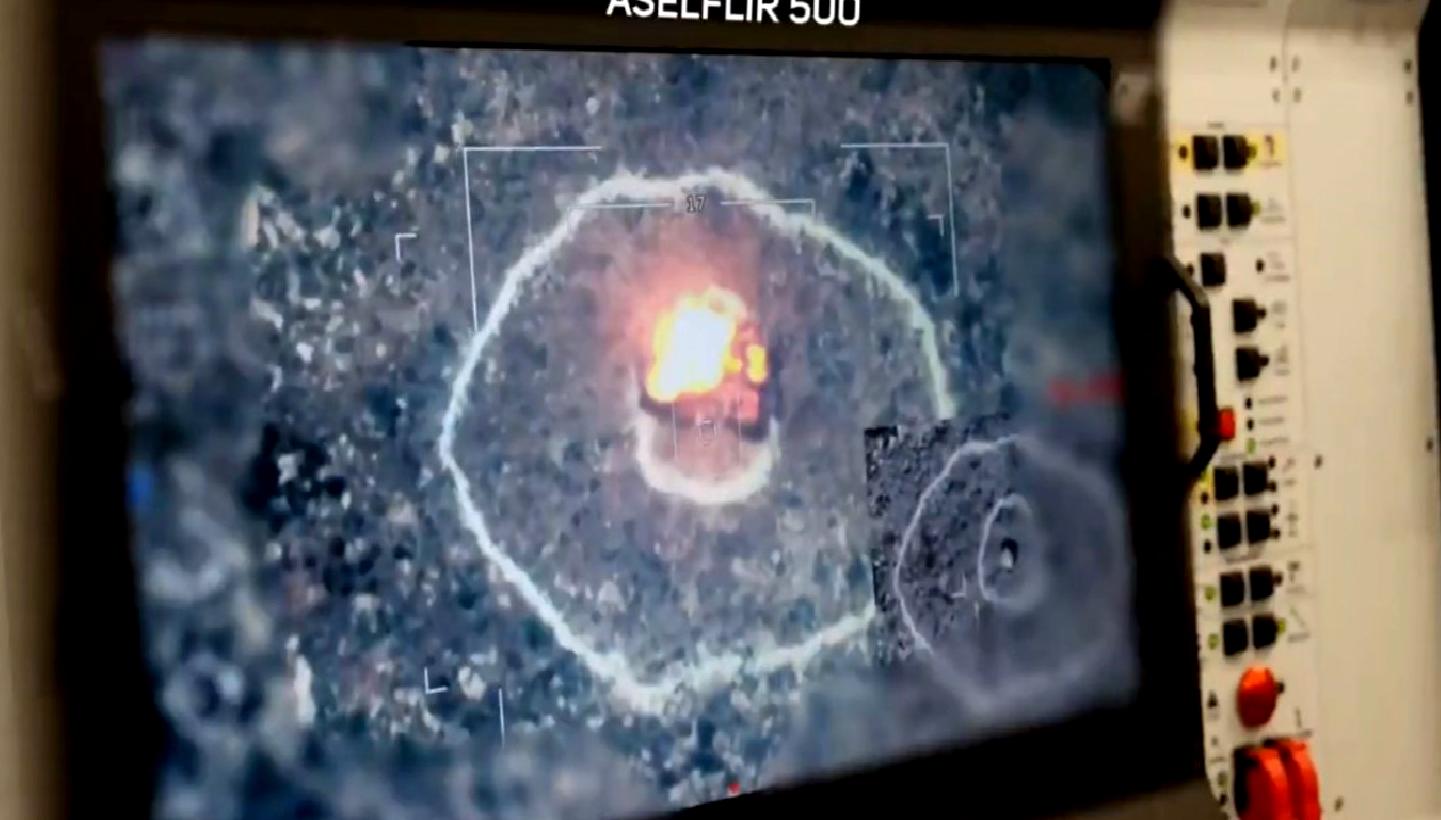 Bayraktar TB3 SİHA'ların başarıyla gerçekleştirilen atış testi ve TCG Anadolu