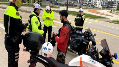 Bolu trafik denetimlerinde tehlikeli sürücülere ceza ve el koyma işlemleri