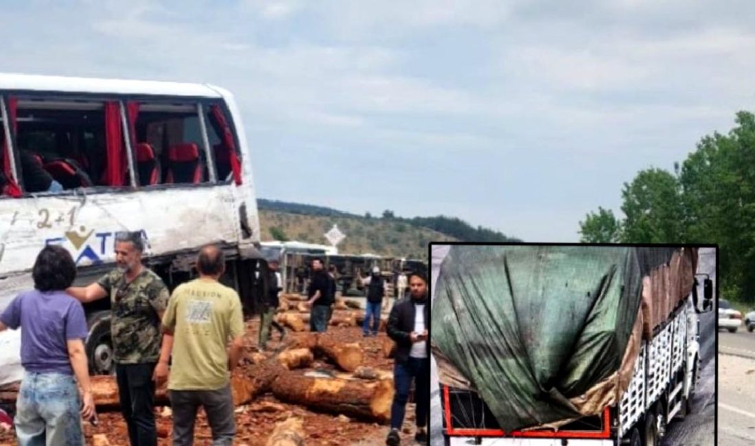 Çanakkale Ezine yolunda meydana gelen feci kazada çok sayıda yaralı