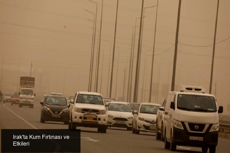 Irak'ın Birçok Şehrini Kapsayan Kum Fırtınası