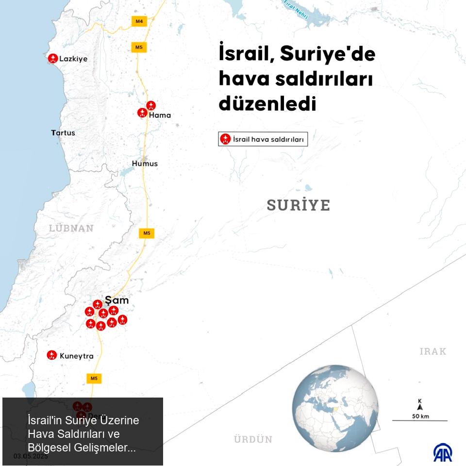 İsrail'in Suriye'ye Yönelik Hava Saldırıları Artarak Devam Ediyor