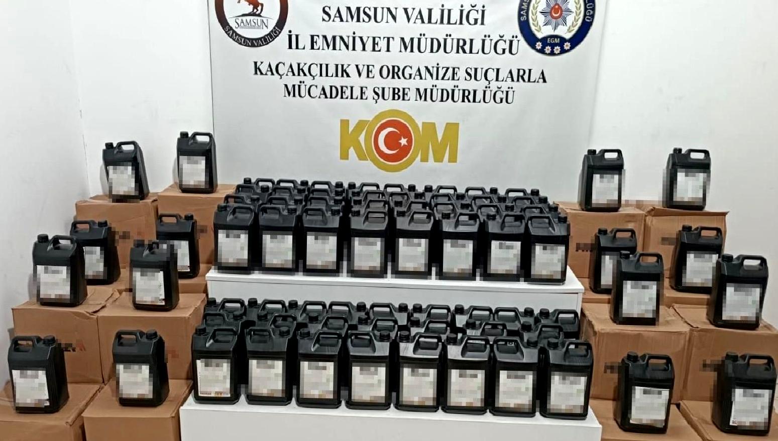 Samsun'da gerçekleştirilen kaçak alkol operasyonunun detayları ve sonuçları hakkında güncel