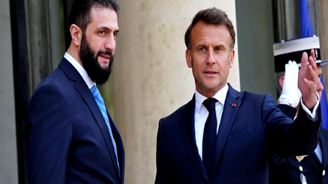 Suriye Devlet Başkanı Ahmed eş-Şara'nın Fransa ziyareti ve Macron ile