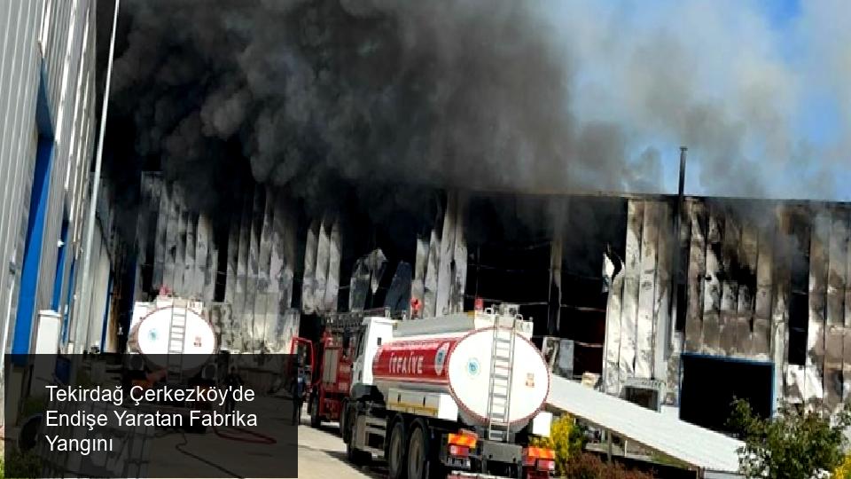 Yangının Hızla Yayılması ve Yoğun Duman Çevreyi Sararken Patlamalar Sesleri Duyuldu