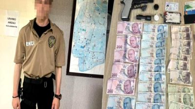 Bakırköy'de bir kişi, ağabeyinin üniformasını giyerek sahte bekçi olarak yakalandı.