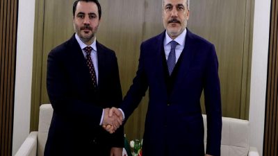 Dışişleri Bakanı Hakan Fidan ile Suriye Dışişleri Bakanı Esad Hasan