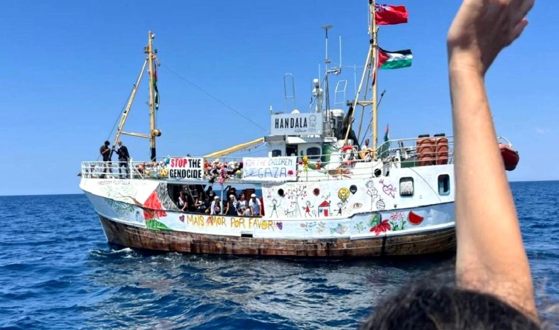 Handala gemisi, Gazze'ye yardım götürerek kritik noktayı başarıyla geçti. İnsani
