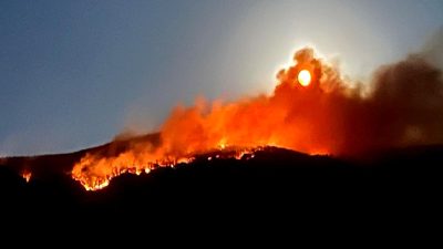 Ilgaz Dağı'ndaki orman yangını kontrol altına alınıyor. Ekipler bölgedeki soğutma