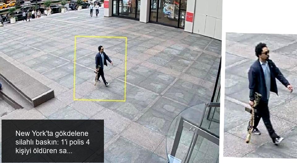 New York'ta gökdelene silahlı baskın: 1'i polis 4 kişiyi öldüren saldırgan intihar etti