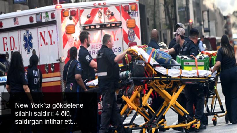 New York’ta gökdelene silahlı saldırı: 4 ölü, saldırgan intihar etti