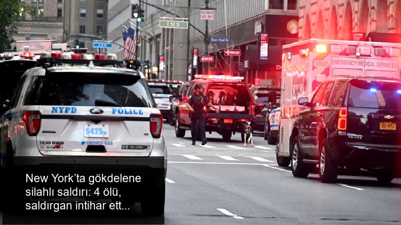 New York’ta gökdelene silahlı saldırı: 4 ölü, saldırgan intihar etti