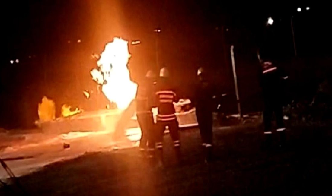 Petrol kuyusunda çıkan yangında bir işçi hayatını kaybetti. Olayın detayları