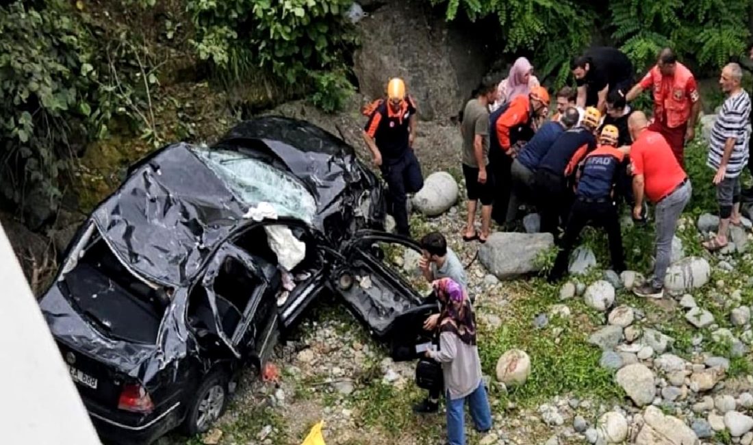 Rize Fındıklı'da trafik kazası: 1 ölü ve çok sayıda yaralı