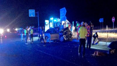 Sivas'ta yaşanan trafik kazasında Mülkiye Başmüfettişi ve diğer yaralılar hastaneye