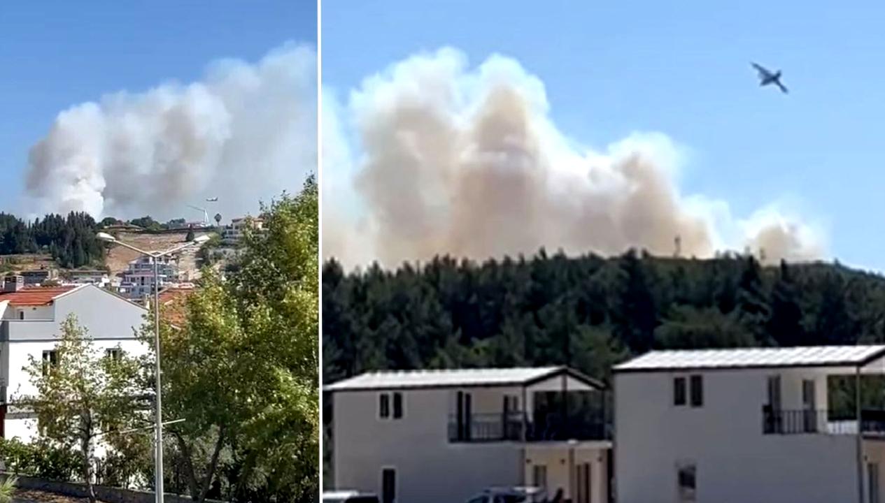 Urla Naipli Mahallesi yakınlarındaki orman yangını hızla söndürülerek ekolojik dengenin