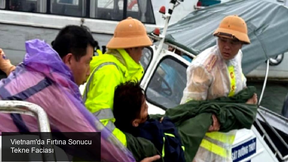 Vietnam'da Fırtına Sonucu Tekne Faciası